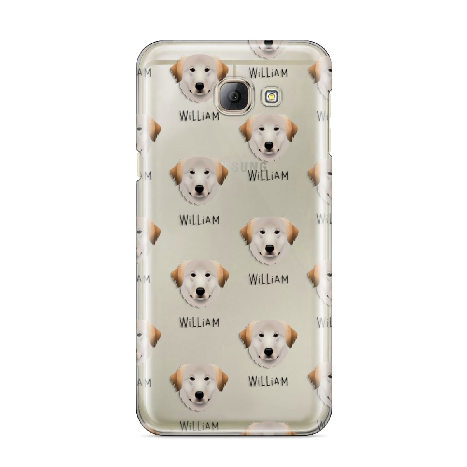 Great Pyrenees Icon with Name Samsung Galaxy A8 2016 Case