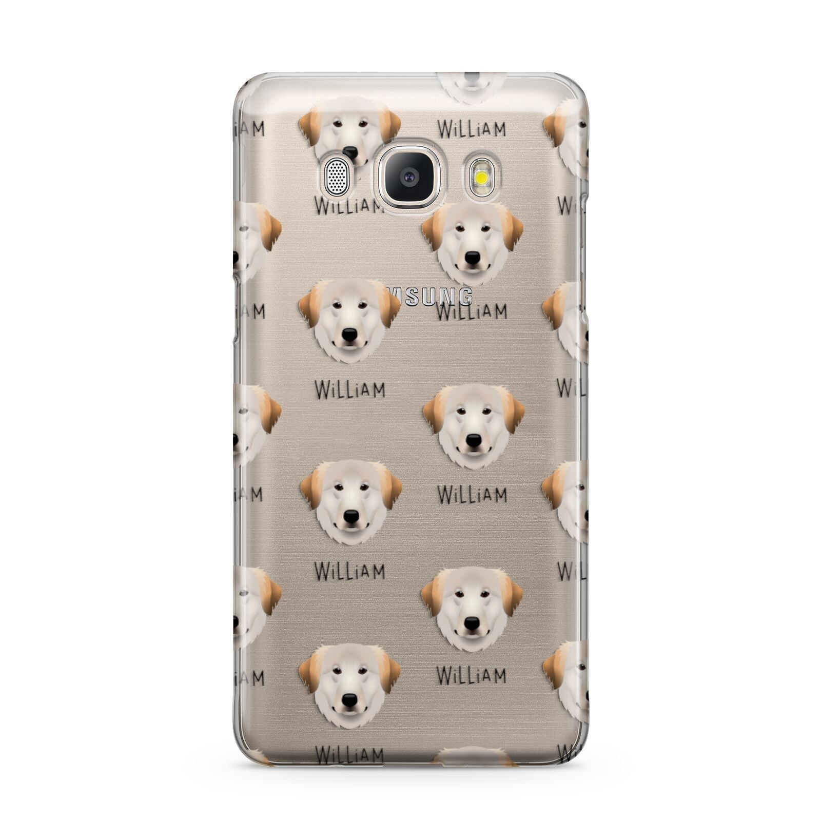 Great Pyrenees Icon with Name Samsung Galaxy J5 2016 Case