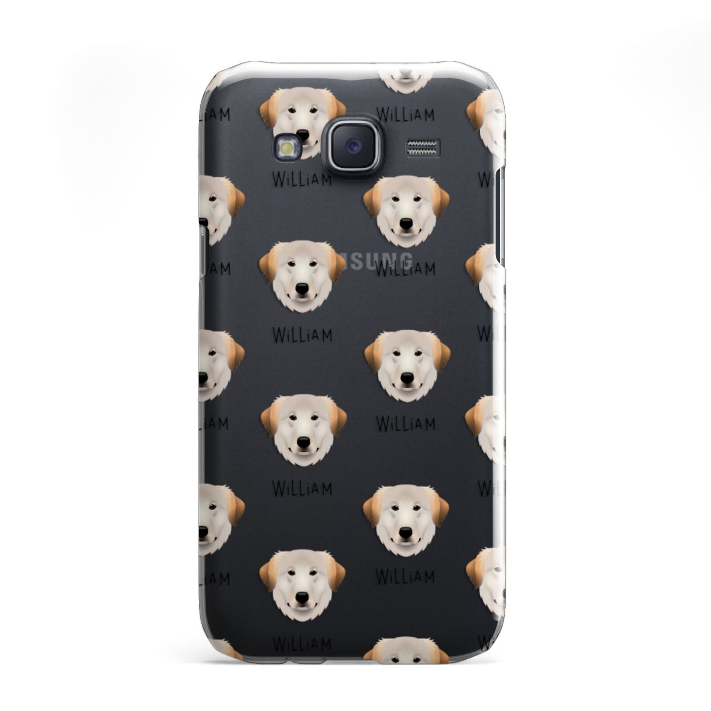 Great Pyrenees Icon with Name Samsung Galaxy J5 Case