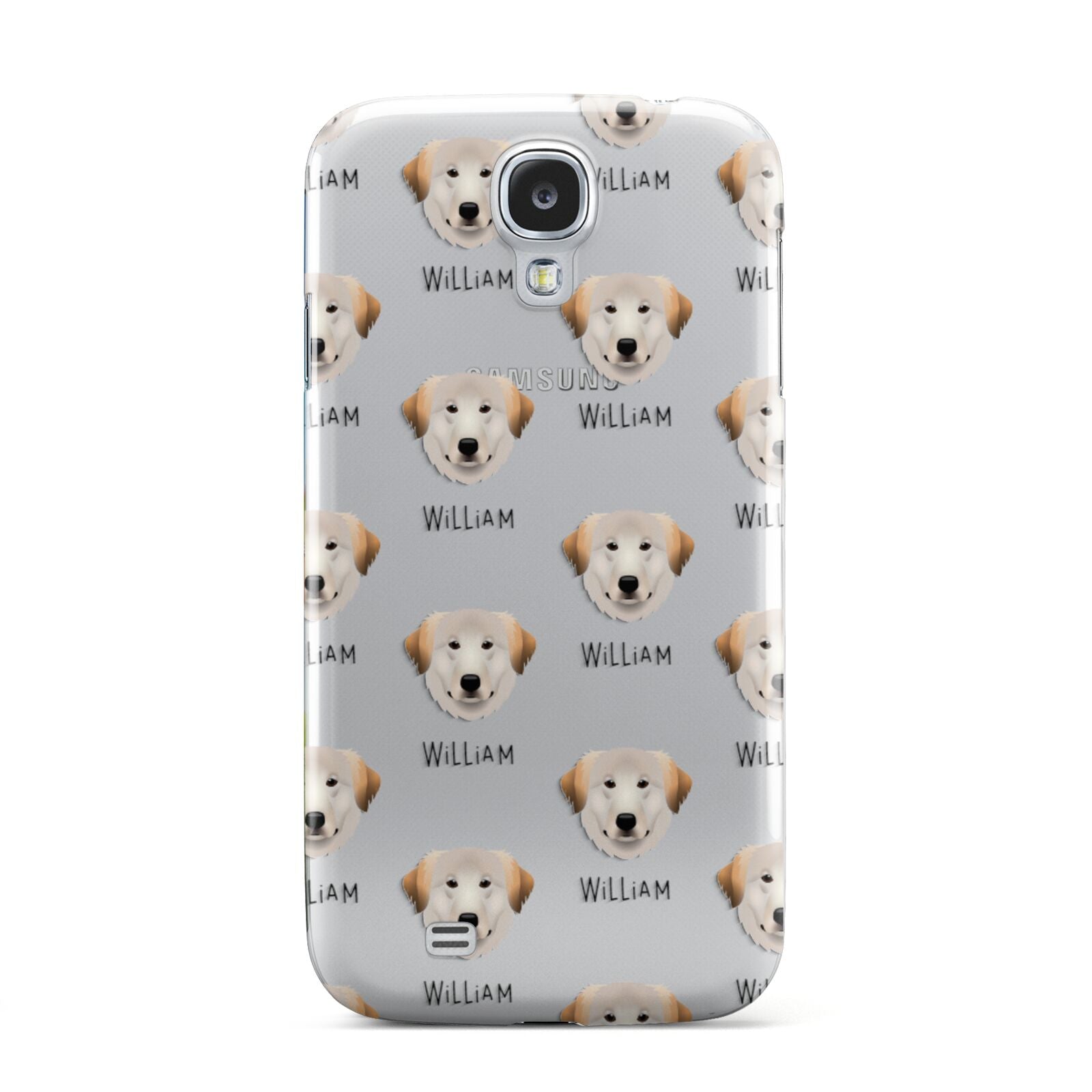 Great Pyrenees Icon with Name Samsung Galaxy S4 Case