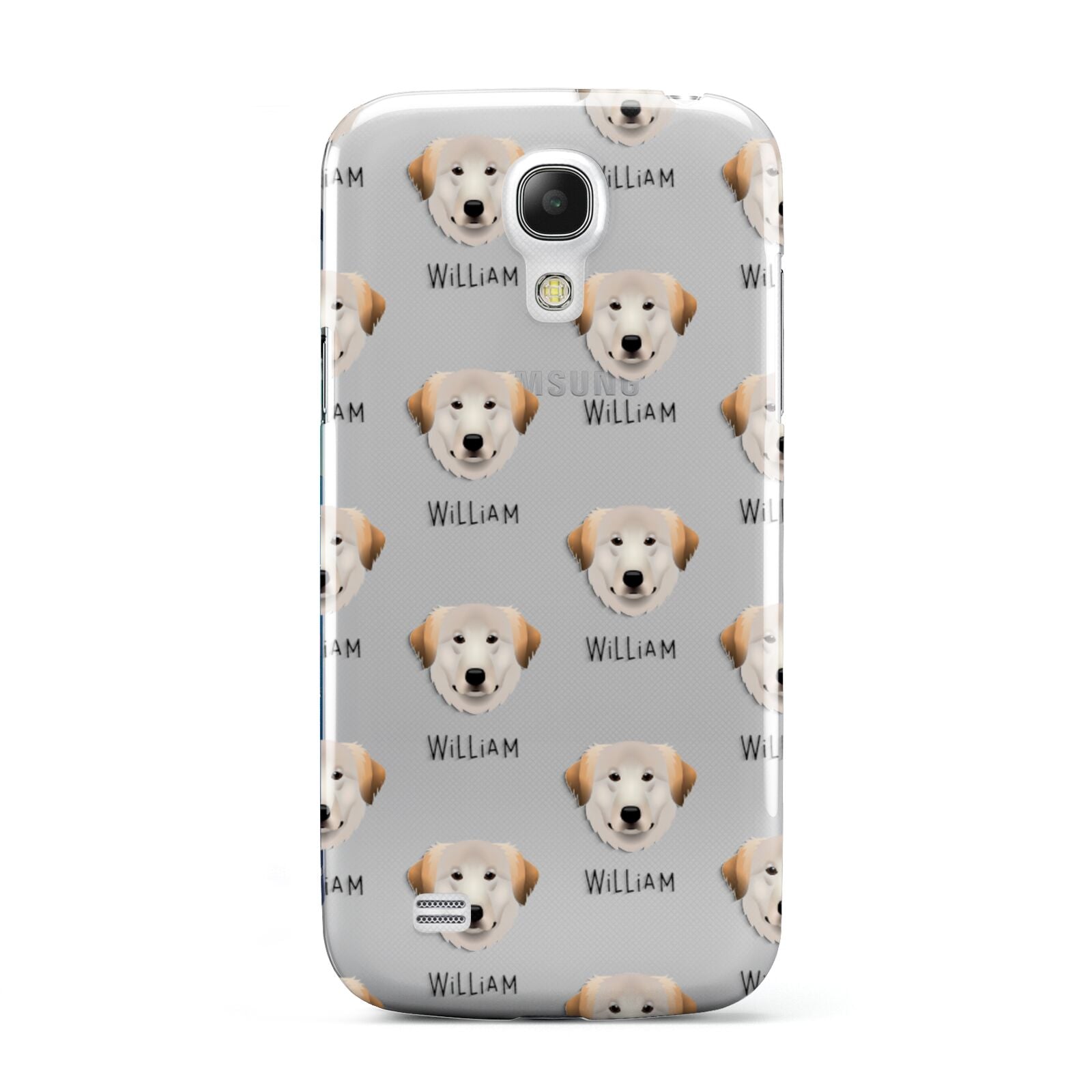 Great Pyrenees Icon with Name Samsung Galaxy S4 Mini Case