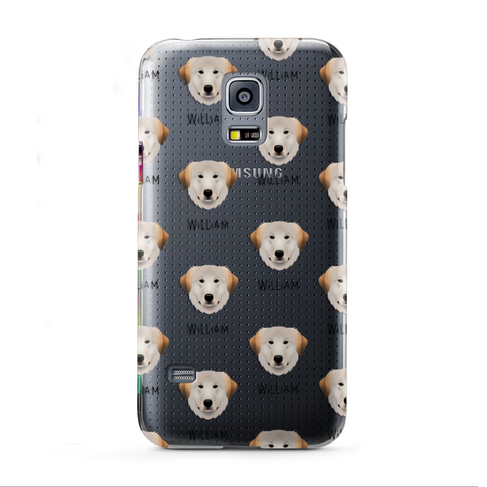 Great Pyrenees Icon with Name Samsung Galaxy S5 Mini Case