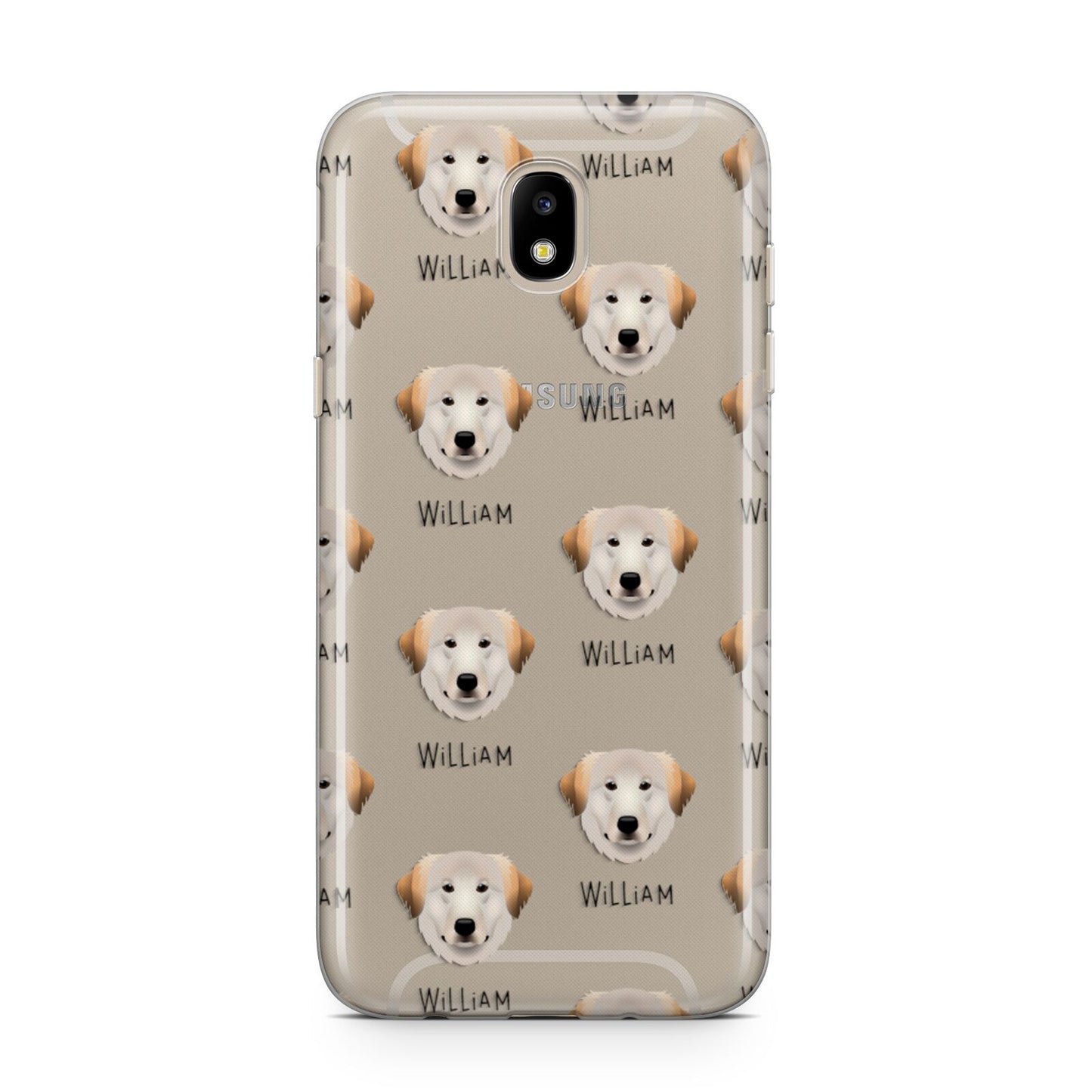 Great Pyrenees Icon with Name Samsung J5 2017 Case