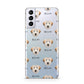 Great Pyrenees Icon with Name Samsung S21 Plus Phone Case