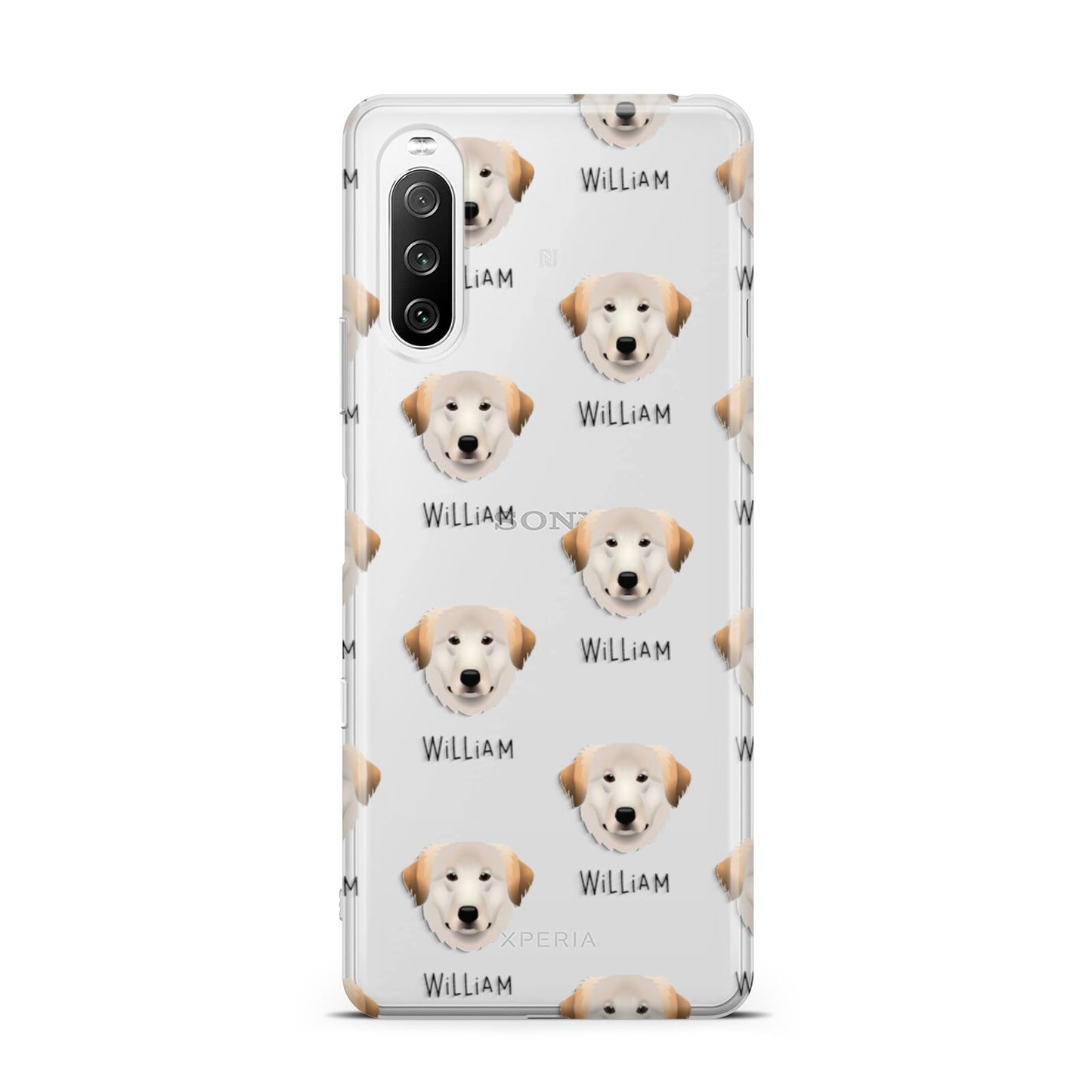 Great Pyrenees Icon with Name Sony Xperia 10 III Case
