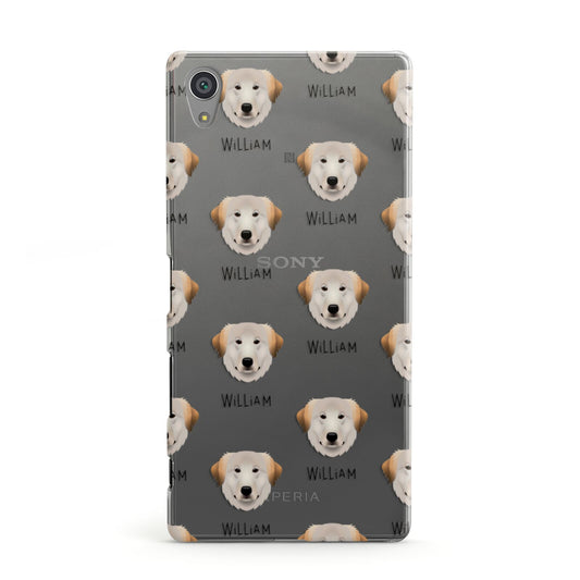 Great Pyrenees Icon with Name Sony Xperia Case