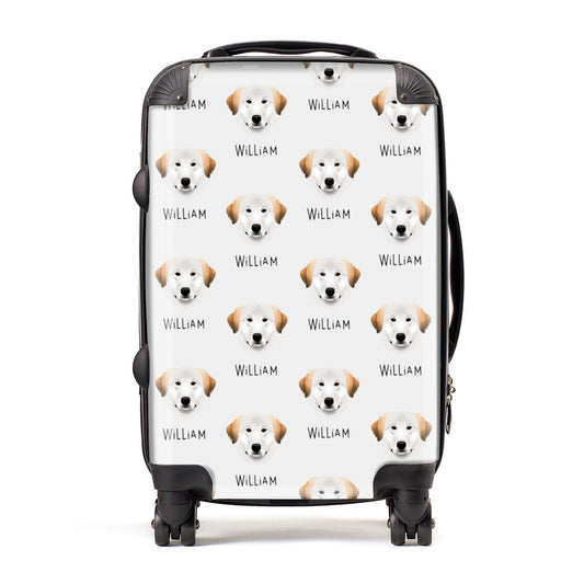 Great Pyrenees Icon with Name Suitcase