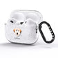 Great Pyrenees Personalised AirPods Pro Glitter Case Side Image