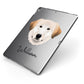 Great Pyrenees Personalised Apple iPad Case on Grey iPad Side View