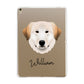 Great Pyrenees Personalised Apple iPad Gold Case