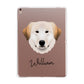 Great Pyrenees Personalised Apple iPad Rose Gold Case