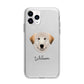 Great Pyrenees Personalised Apple iPhone 11 Pro in Silver with Bumper Case
