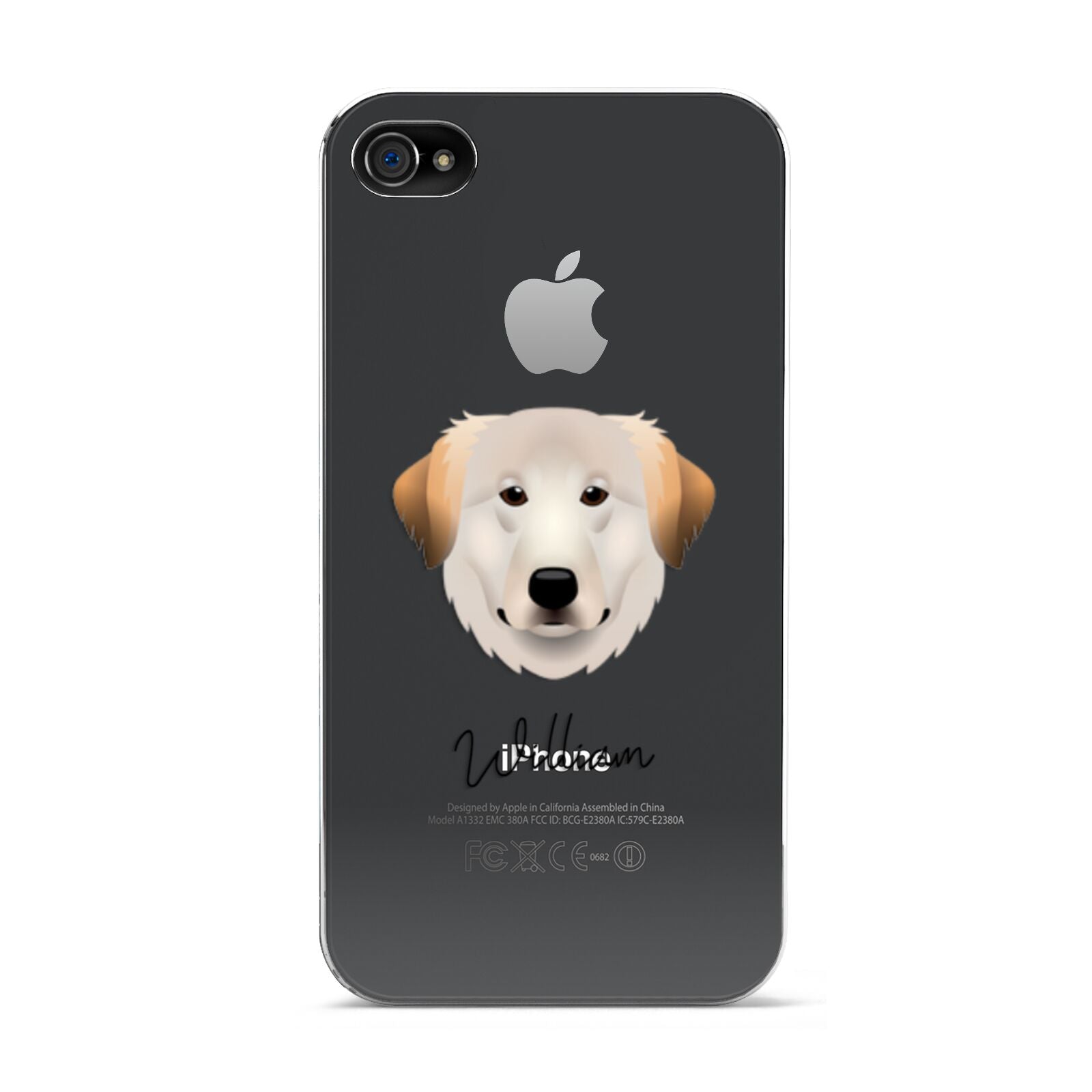 Great Pyrenees Personalised Apple iPhone 4s Case