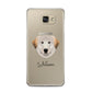 Great Pyrenees Personalised Samsung Galaxy A5 2016 Case on gold phone