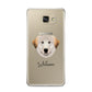 Great Pyrenees Personalised Samsung Galaxy A9 2016 Case on gold phone