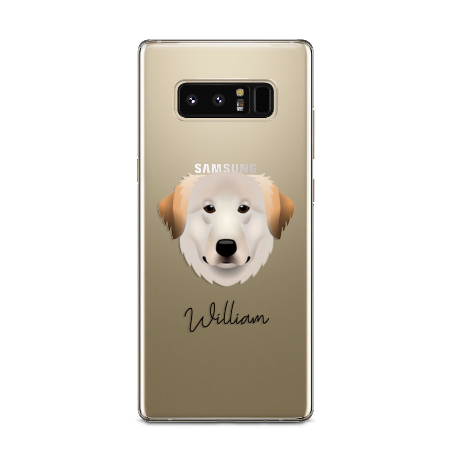 Great Pyrenees Personalised Samsung Galaxy Note 8 Case