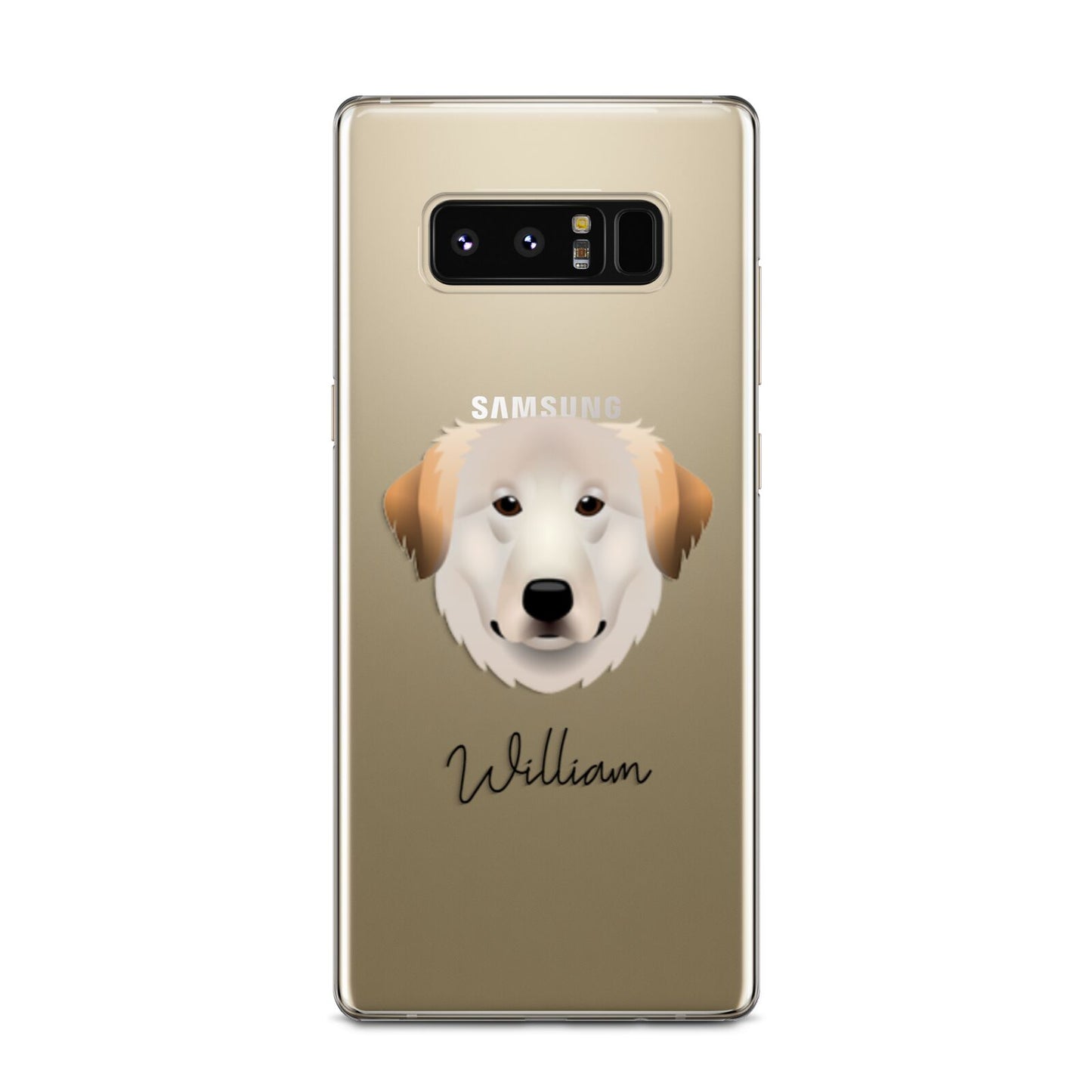 Great Pyrenees Personalised Samsung Galaxy Note 8 Case