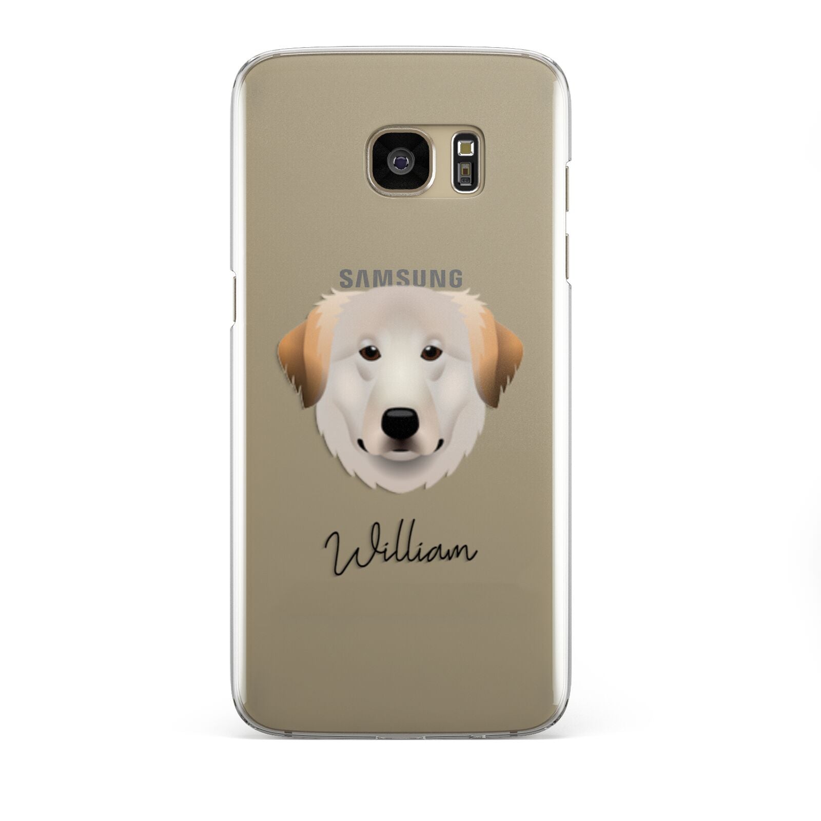 Great Pyrenees Personalised Samsung Galaxy S7 Edge Case