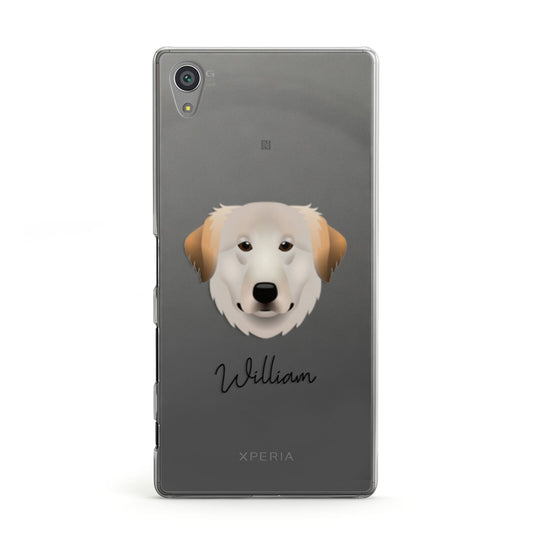 Great Pyrenees Personalised Sony Xperia Case
