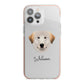 Great Pyrenees Personalised iPhone 13 Pro Max TPU Impact Case with Pink Edges