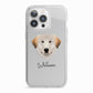 Great Pyrenees Personalised iPhone 13 Pro TPU Impact Case with White Edges