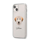 Great Pyrenees Personalised iPhone 14 Plus Clear Tough Case Starlight Angled Image