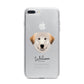 Great Pyrenees Personalised iPhone 7 Plus Bumper Case on Silver iPhone