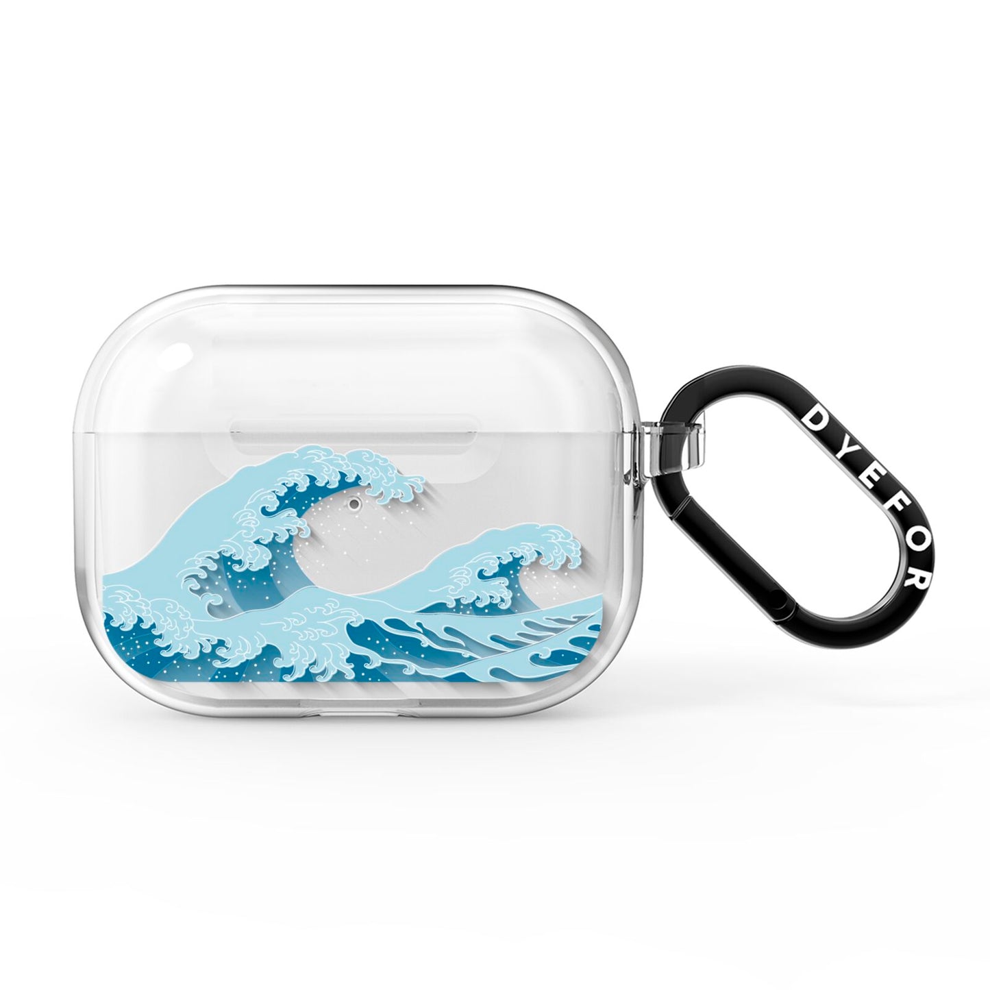 Great Wave Illustration AirPods Pro Clear Case