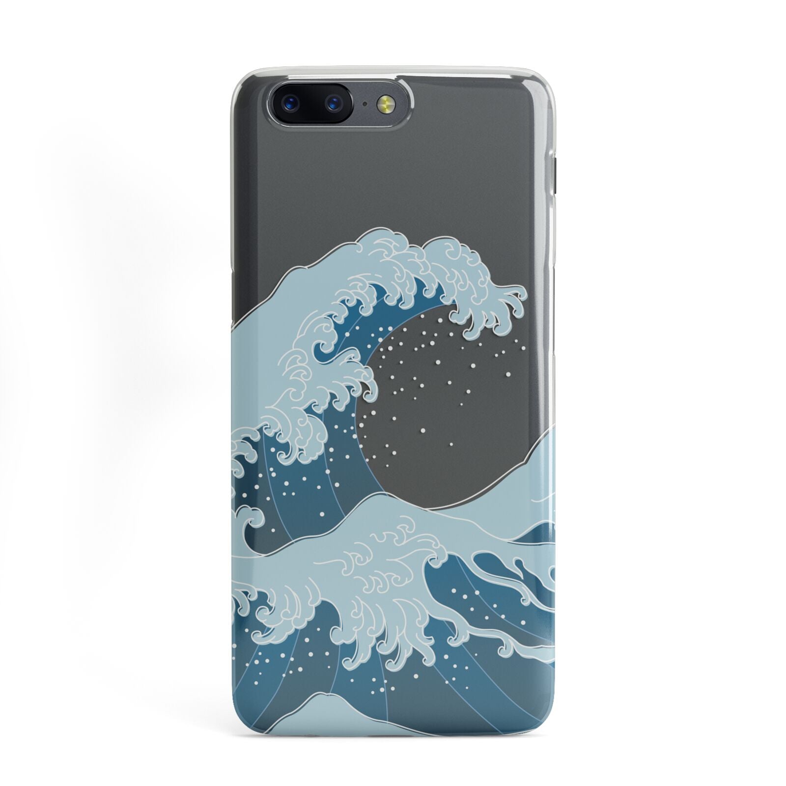 Clear Great Wave Illustration OnePlus Case