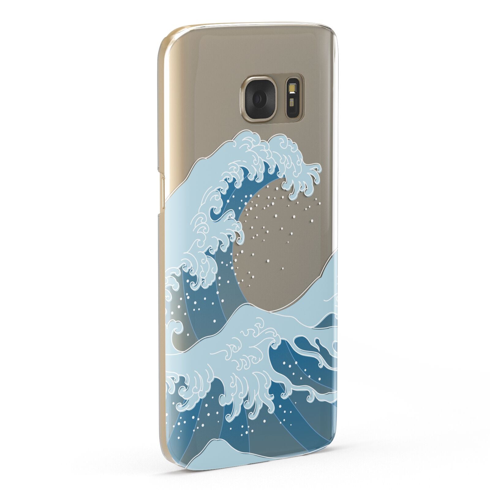 Great Wave Illustration Samsung Galaxy Case Fourty Five Degrees