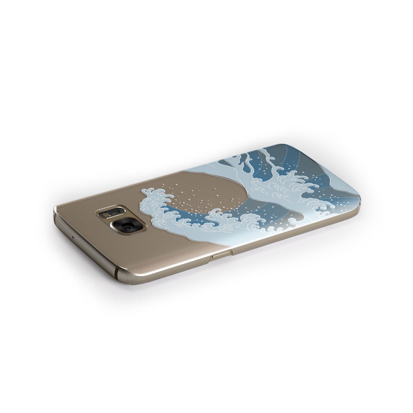 Great Wave Illustration Samsung Galaxy Case Side Close Up