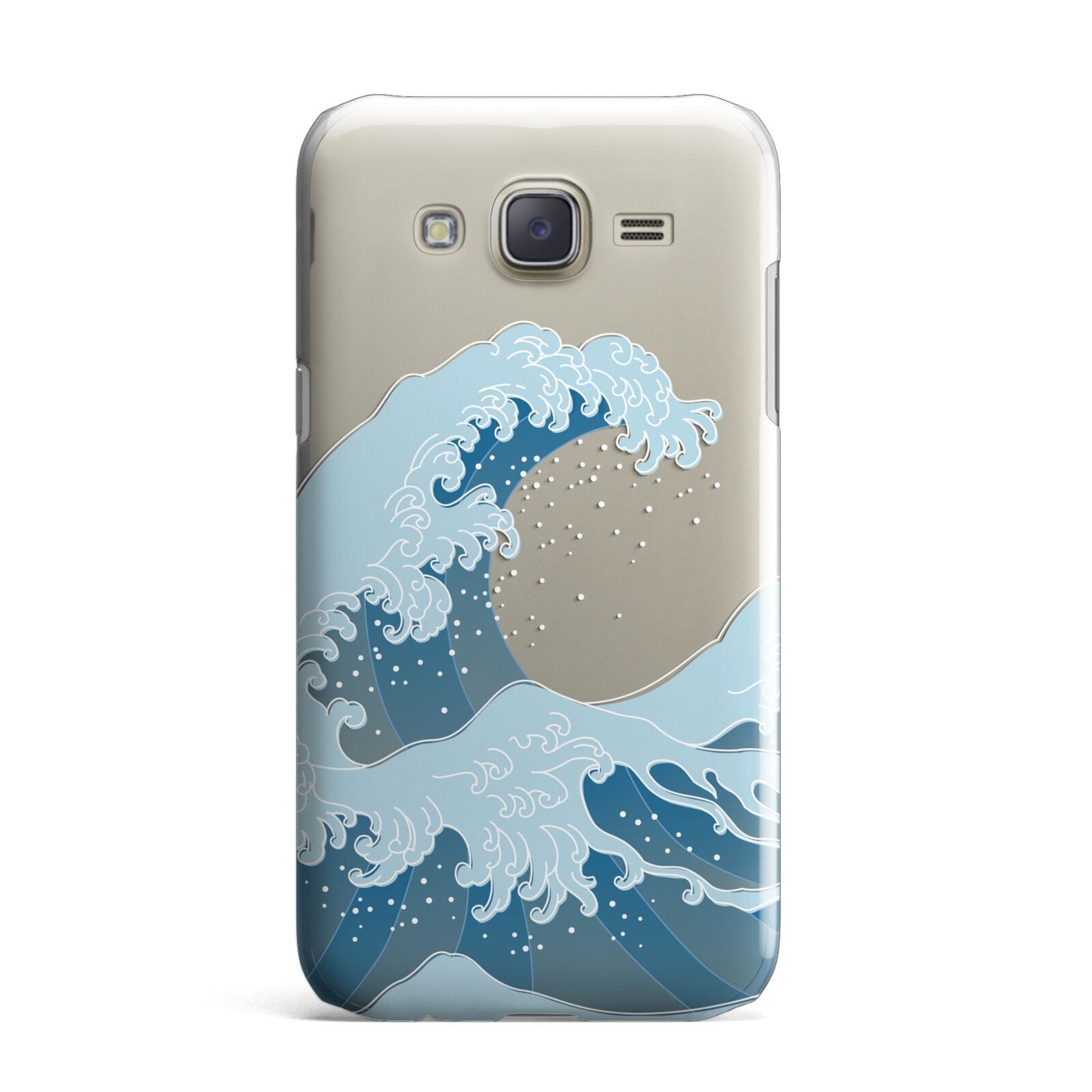 Great Wave Illustration Samsung Galaxy J7 Case