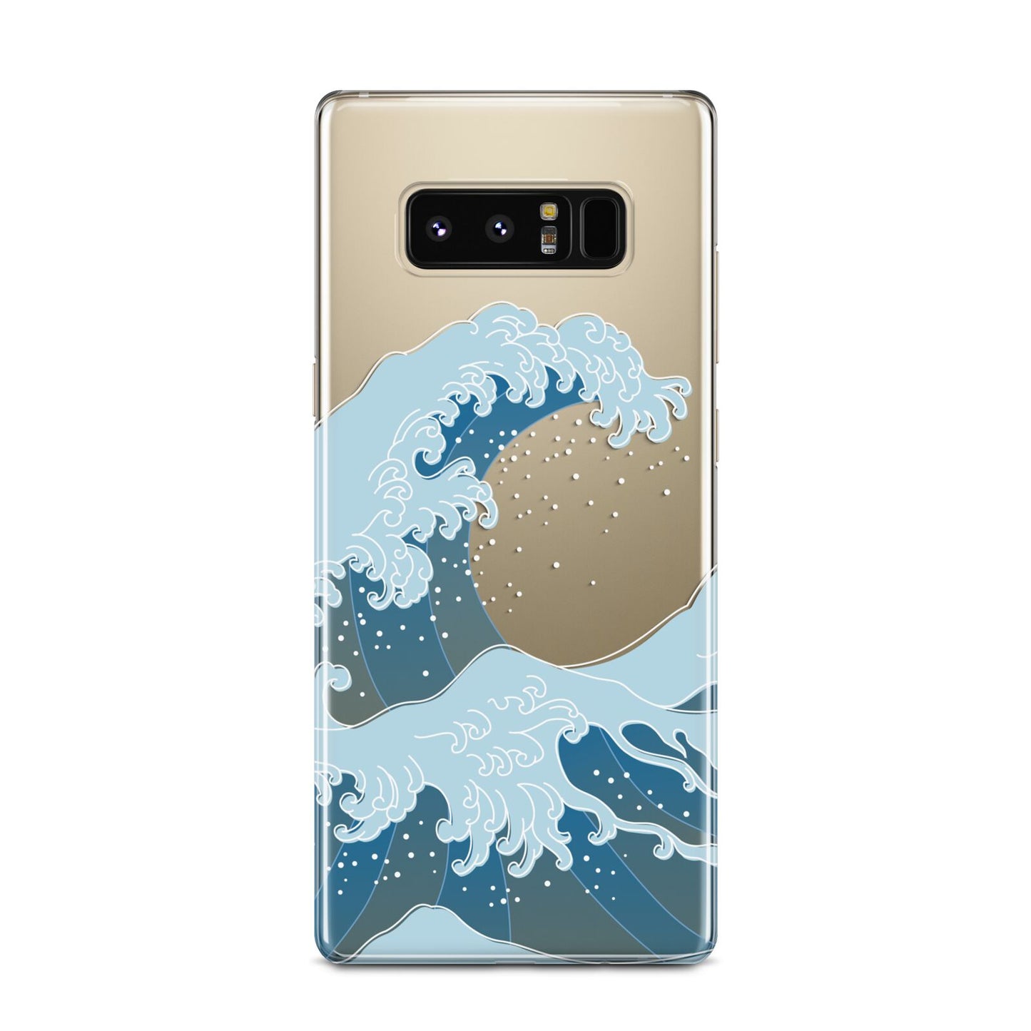 Great Wave Illustration Samsung Galaxy Note 8 Case