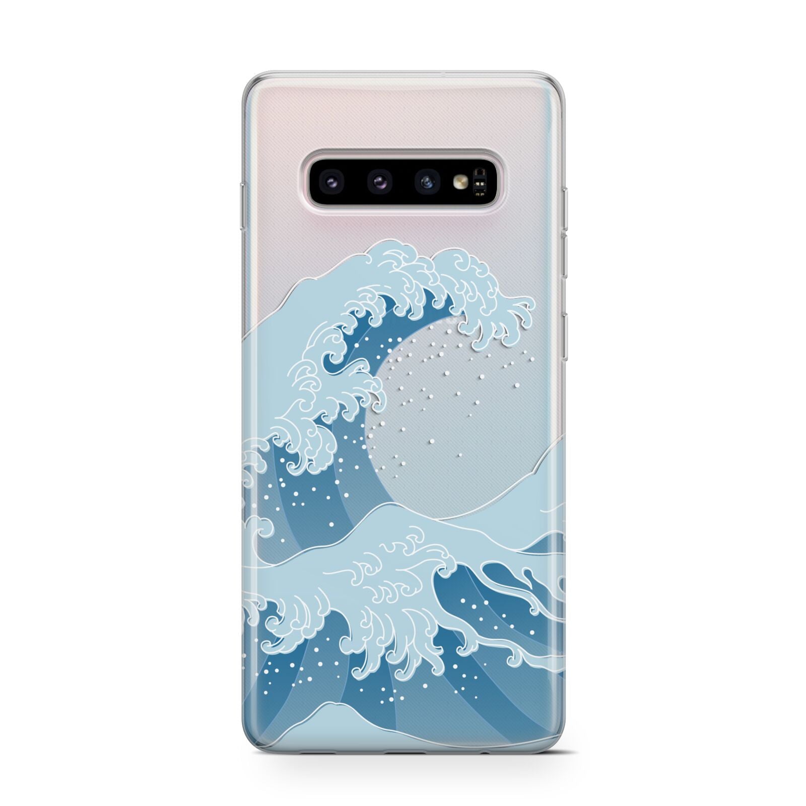 Great Wave Illustration Samsung Galaxy S10 Case