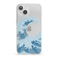 Great Wave Illustration iPhone 13 Clear Bumper Case