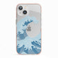 Great Wave Illustration iPhone 13 TPU Impact Case with Pink Edges