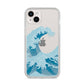 Great Wave Illustration iPhone 14 Plus Clear Tough Case Starlight