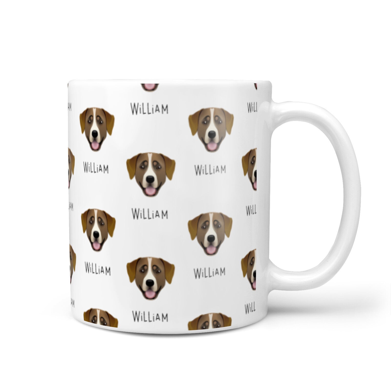 Greater Swiss Mountain Dog Icon with Name 10oz Mug