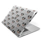 Greater Swiss Mountain Dog Icon with Name Apple MacBook Case Side View