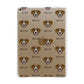 Greater Swiss Mountain Dog Icon with Name Apple iPad Gold Case