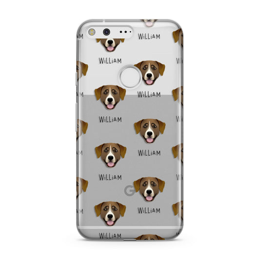 Greater Swiss Mountain Dog Icon with Name Google Pixel Case