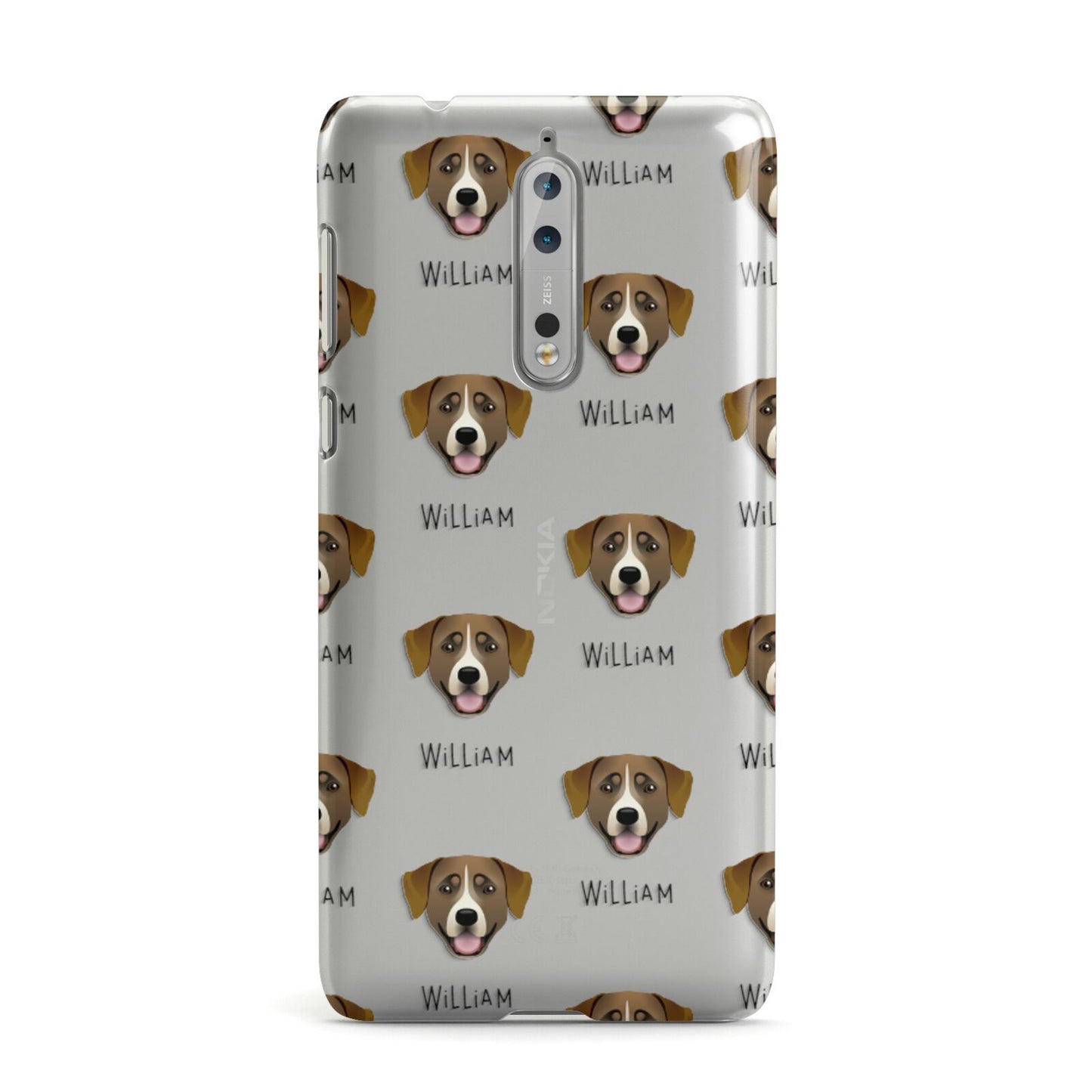 Greater Swiss Mountain Dog Icon with Name Nokia Case