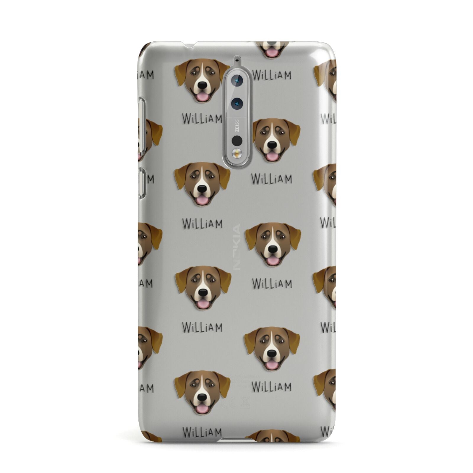 Greater Swiss Mountain Dog Icon with Name Nokia Case