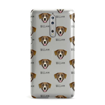 Greater Swiss Mountain Dog Icon with Name Nokia Case