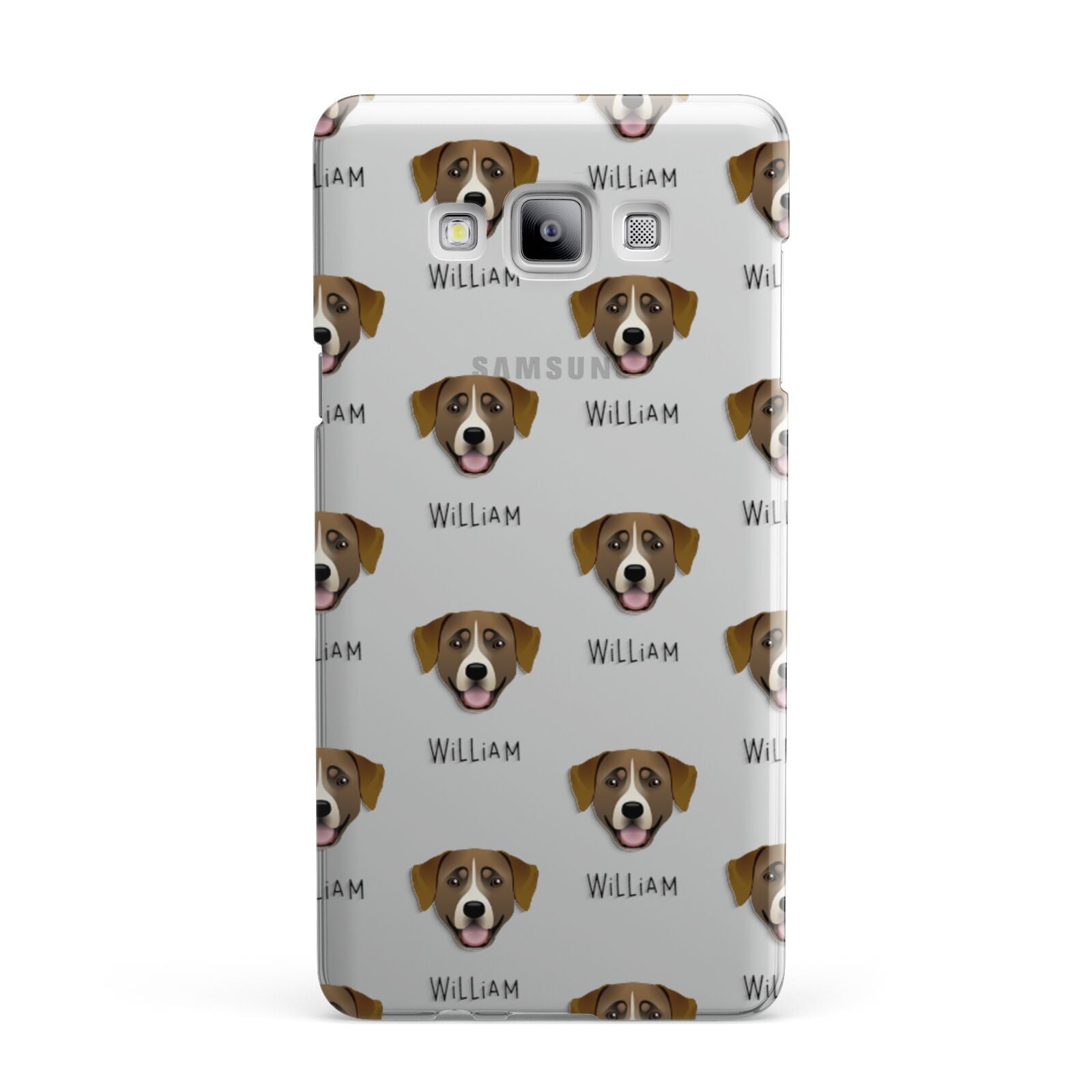 Greater Swiss Mountain Dog Icon with Name Samsung Galaxy A7 2015 Case