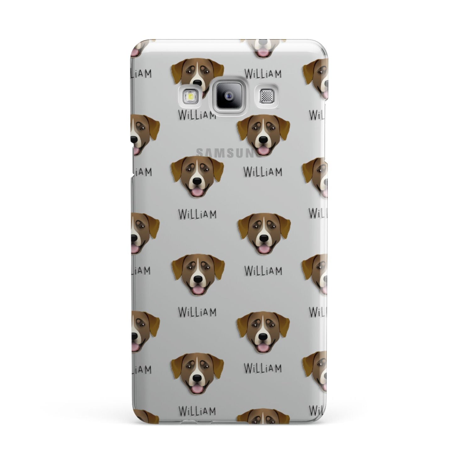 Greater Swiss Mountain Dog Icon with Name Samsung Galaxy A7 2015 Case