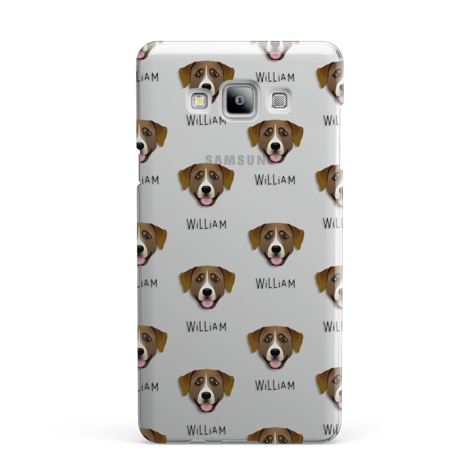 Greater Swiss Mountain Dog Icon with Name Samsung Galaxy A7 2015 Case