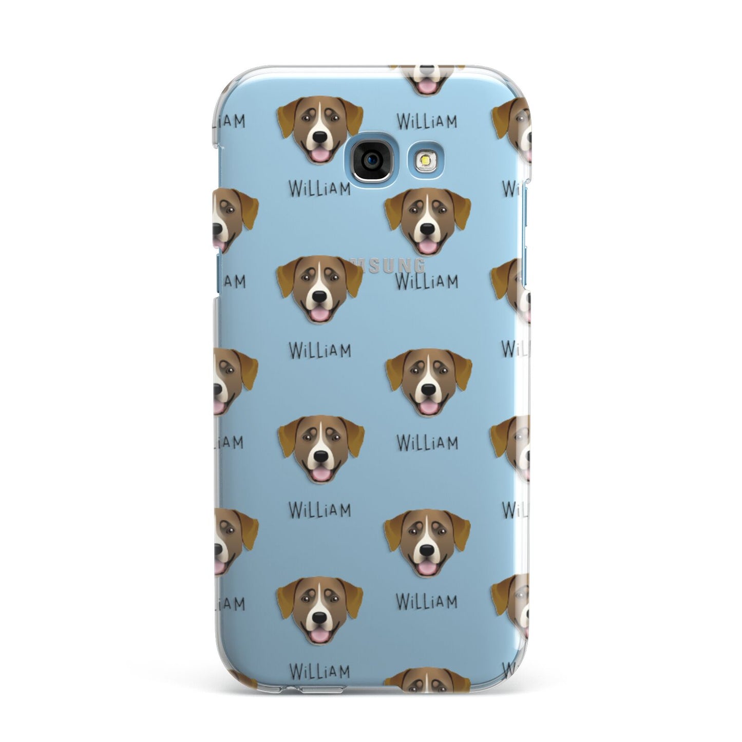 Greater Swiss Mountain Dog Icon with Name Samsung Galaxy A7 2017 Case