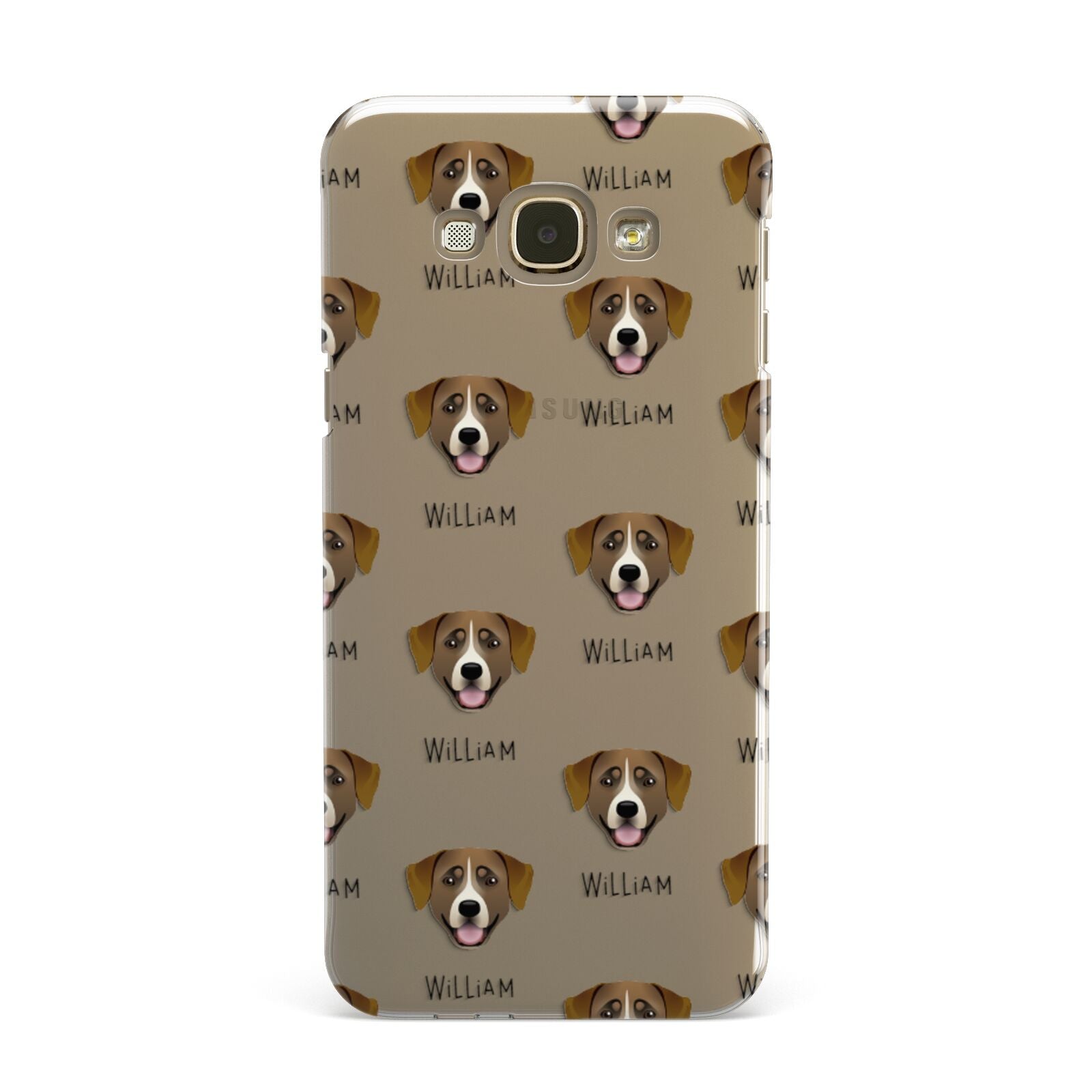 Greater Swiss Mountain Dog Icon with Name Samsung Galaxy A8 Case