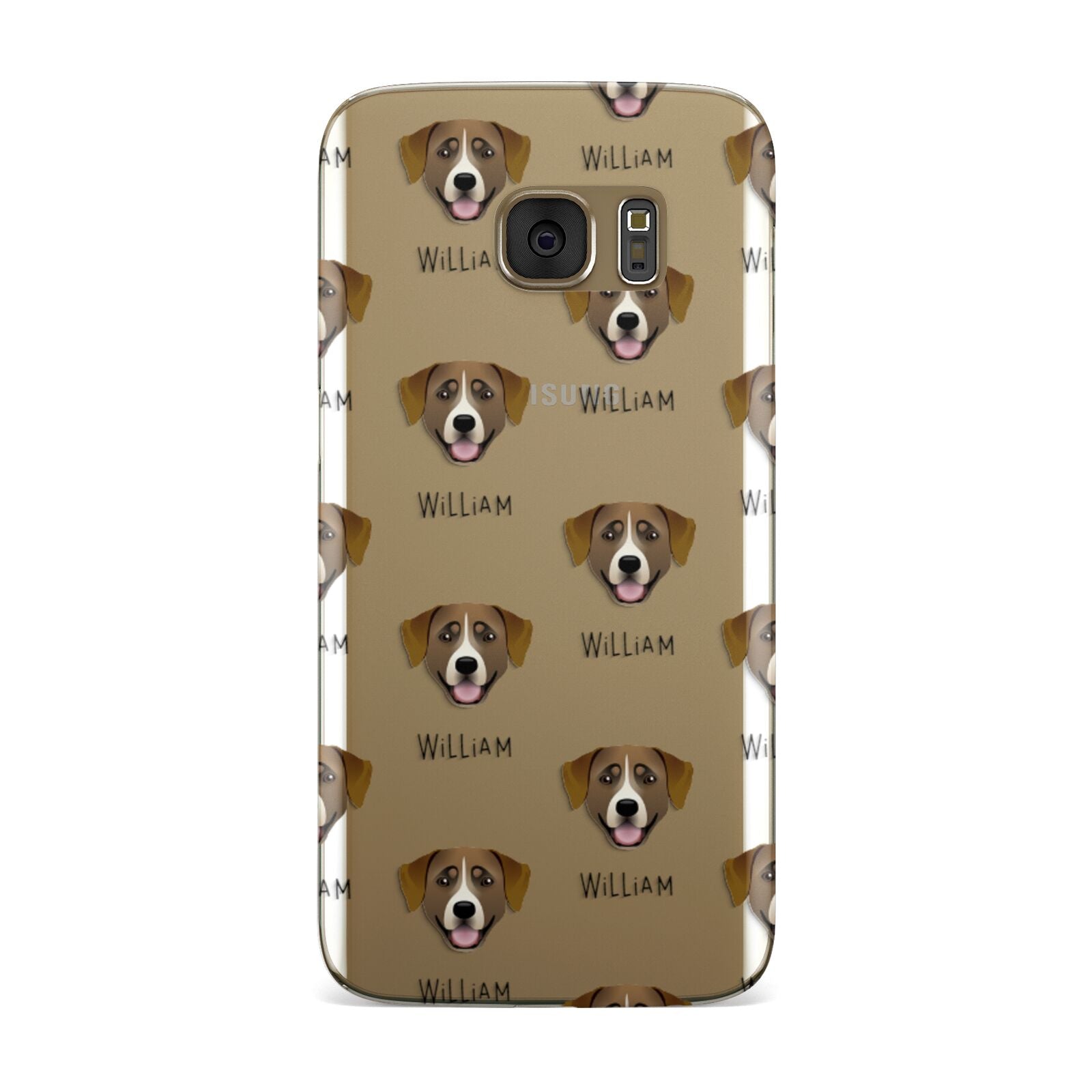 Greater Swiss Mountain Dog Icon with Name Samsung Galaxy Case